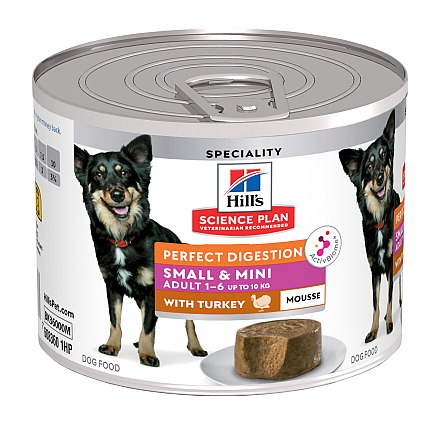 Hill's Science Plan Adult Perfect Digestion Small & Mini Kalkoen 200 gr