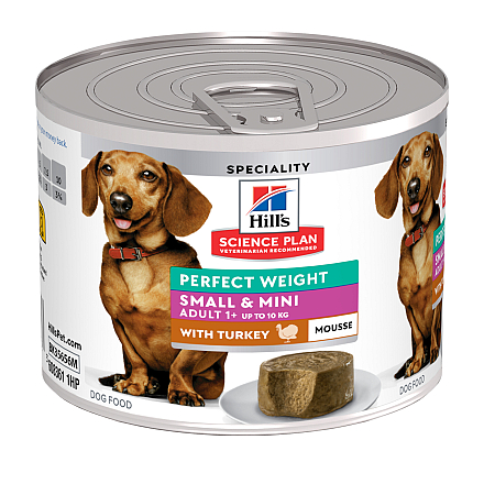 Hill's Science Plan Adult Perfect Weight Small & Mini Kalkoen 200 gr