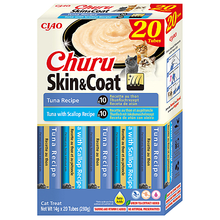 Inaba Churu Skin & Coat 2 Tuna Varieties 20 st