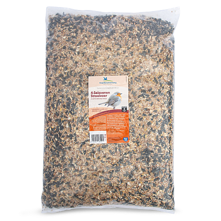 Vogelbescherming NL 4-Seizoenen Strooivoer Meelwormen 5 kg