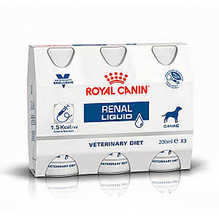 Royal Canin Hondenvoer Renal Liquid 3 x 200 ml