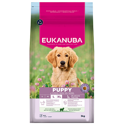 Eukanuba Hondenvoer Life Care Puppy L/XL Lamb & Rice 3 kg