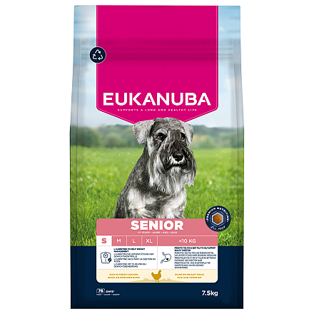 Eukanuba Hondenvoer Life Care Senior S Chicken 7,5 kg