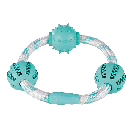 TRIXIE Denta Fun koordring met ballen