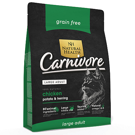 Natural Health Kattenvoer Adult Large Carnivore 15 kg