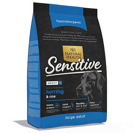 Natural Health Hondenvoer Adult L Sensitive Fish 12,5 kg