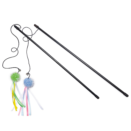 Beeztees Kattenhengel Bal met Lint Assorti