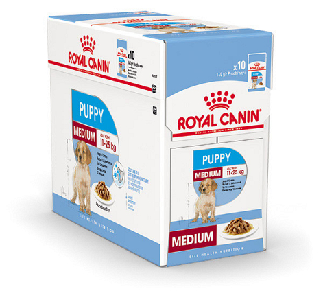 Royal Canin Hondenvoer Medium Puppy 10 x 140 gr