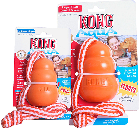 Kong Aqua met touw