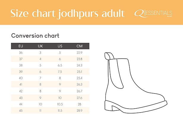 Q-essentials rubber jodhpur