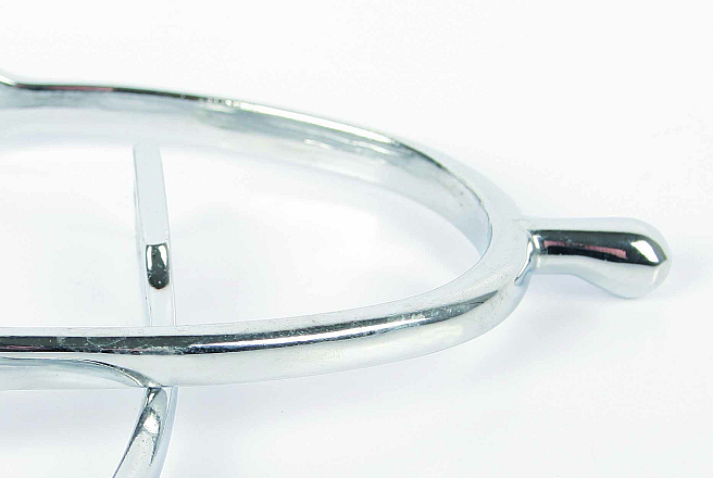 Harry's Horse Sporen knop verchroomd + riem D15