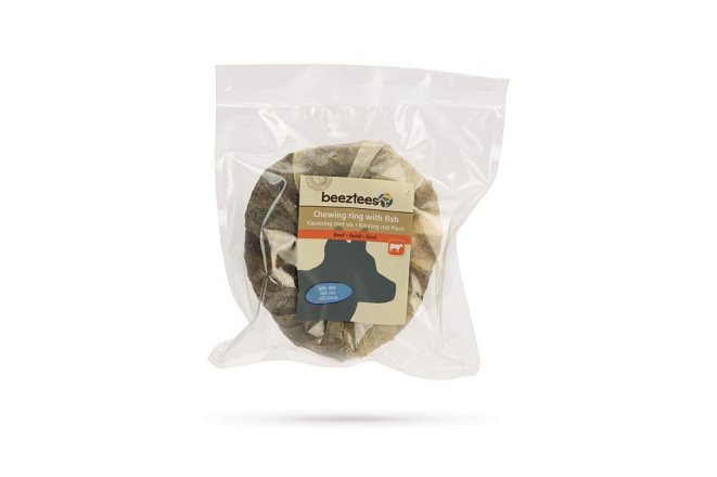 Beeztees culinair kauwring met vis <br>12,5 cm