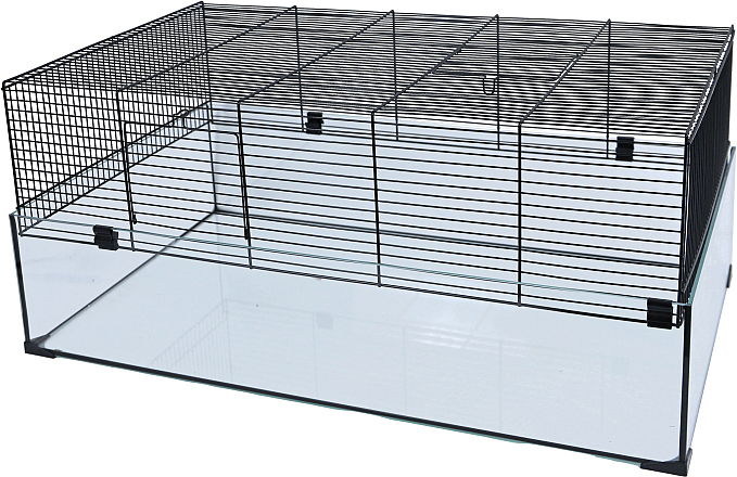 Inter-Zoo hamsterkooi Hamsterscape 78 Zwart