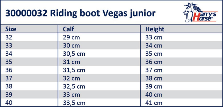 Harry's Horse rijlaars Vegas junior zwart