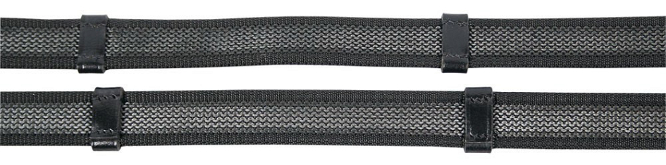 Harry's Horse teugels supergrip met stops full zwart