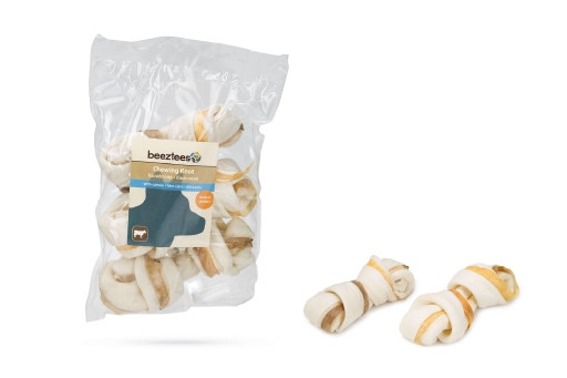 Beeztees culinair kauwknoop met zalm 13 cm 3 st