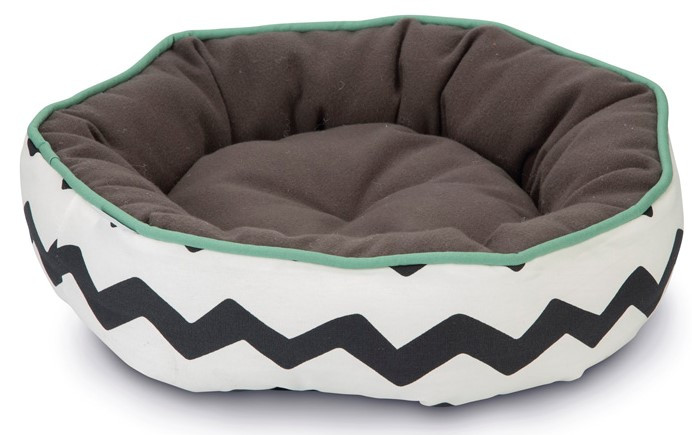 Beeztees kattenmand Mukke zwart/wit/bruin