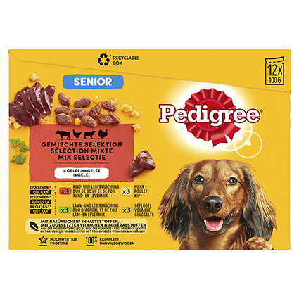 Pedigree hondenvoer Vital Protection in Gelei Senior 12 x 100 gr