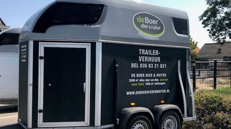 Paardentrailer huren